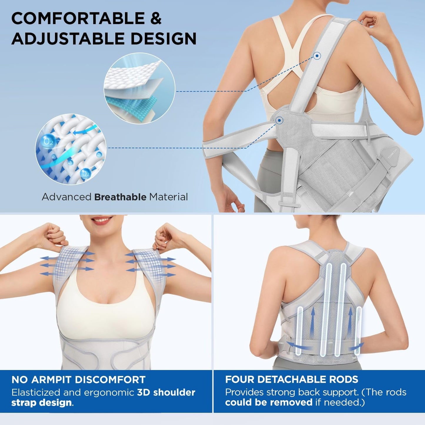 Posture Corrector Therapy Shoulder Belt