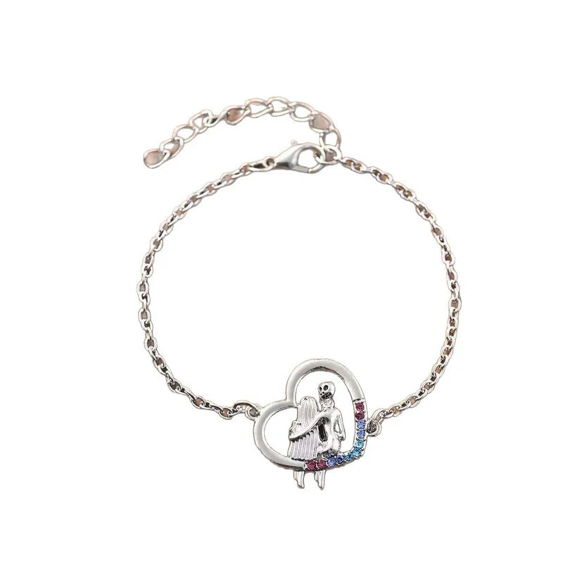 Love-themed Couples Embrace Bracelet