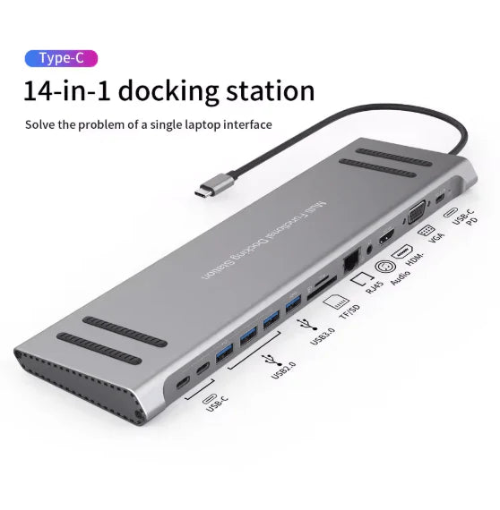 محطة إرساء USB-C 14 في 1 ©