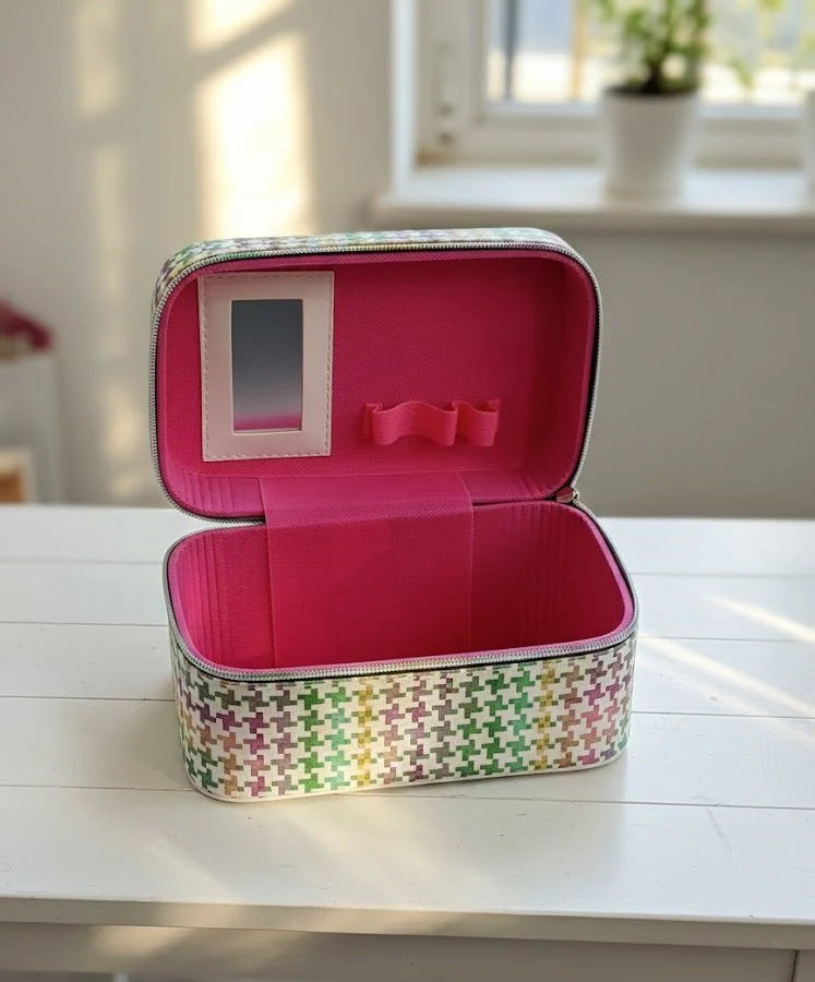 Makeup Organizer Bag with Handle Ⓢ